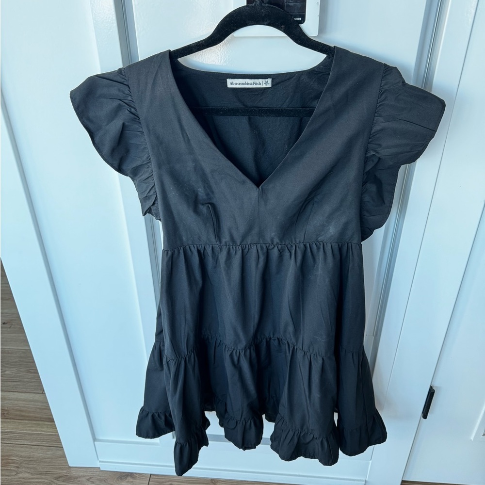 Abercrombie & Fitch Ruffle Dress, Size Medium ✨